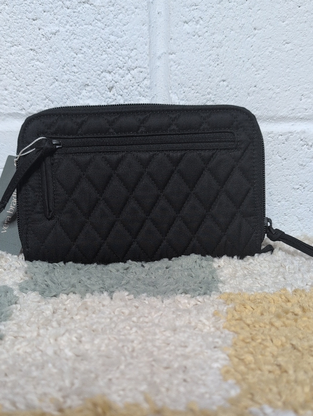 $70 MSRP NWT Vera Bradley Large Tab Quilted Wallet - Moonless Night - Picture 3 of 5